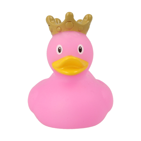 Mini pink Duck with Crown