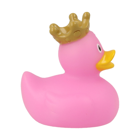 Mini pink Duck with Crown