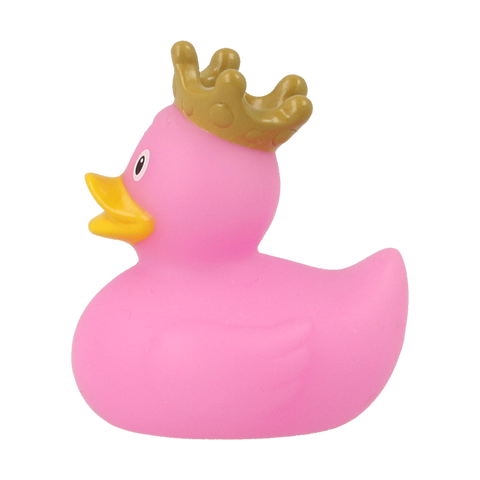 Mini pink Duck with Crown