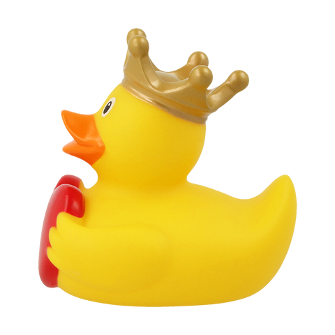 Duck with greeting Heart
