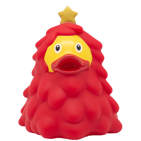 Red Christmas Tree Duck