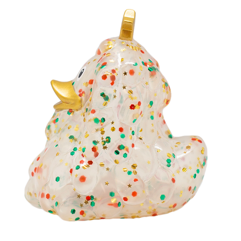 Glitter Christmas Tree Duck