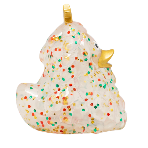 Glitter Christmas Tree Duck