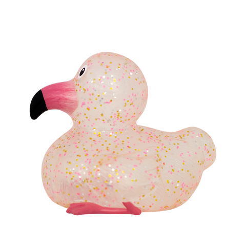 Glitter Flamingo Duck
