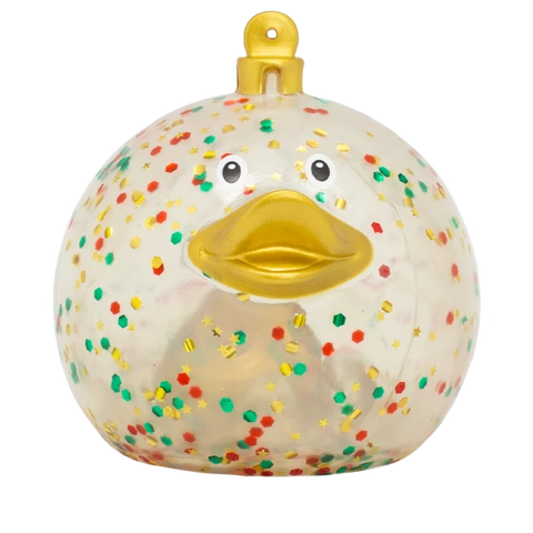 Glitter Christmas Ball Duck